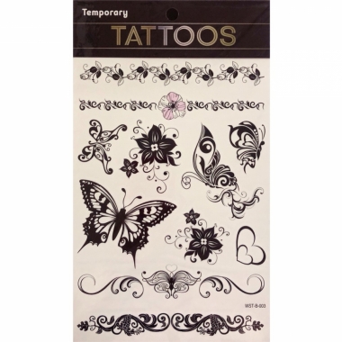 Наклейка-ТАТУ 16х23см. (для украшения), Китай