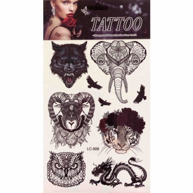 Наклейка-ТАТУ 16х23см. (для украшения), Китай