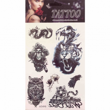 Наклейка-ТАТУ 16х23см. (для украшения), Китай