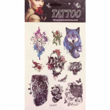 Наклейка-ТАТУ 16х23см. (для украшения), Китай