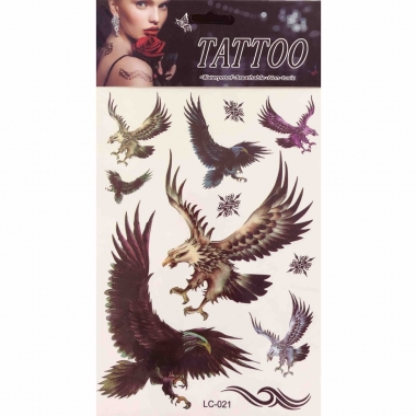 Наклейка-ТАТУ 16х23см. (для украшения), Китай