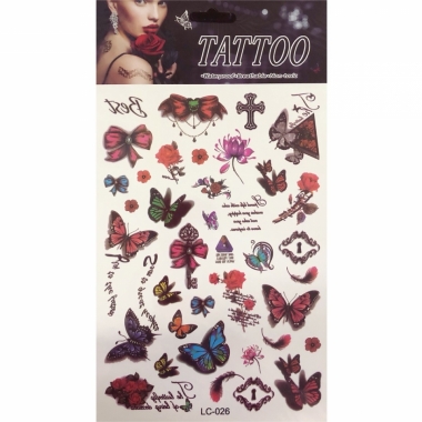 Наклейка-ТАТУ 16х23см. (для украшения), Китай