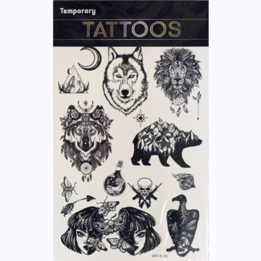 Наклейка-ТАТУ 16х23см. (для украшения), Китай