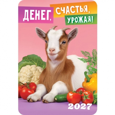 Карманный календарь 2027 "Символ года",  РФ