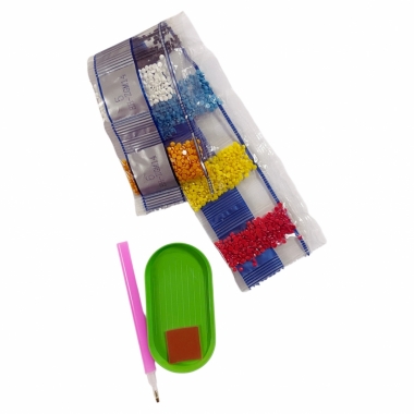 Мозаика-наклейка из страз 17х27,5 см. "Динозавры", Китай