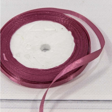 Лента атласная (сатин) 0,6 см. / 25 ярдов., Лиловый, OMG gift, Китай