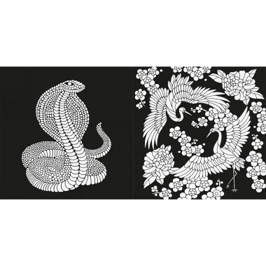 Раскраска «МАГИЯ ЧЁРНОГО-1» 24л, 215х215мм., "Prof-Press", РФ