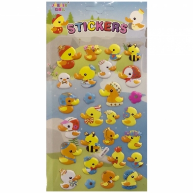 Наклейка дутик (д/украшения) 11х22см. УТОЧКИ, Китай