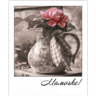 Открытка-фотокарточка (10,5х9см). "Мамочке!", Стильная Открытка, РБ