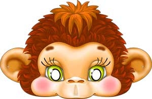 Маска Обезьянка"