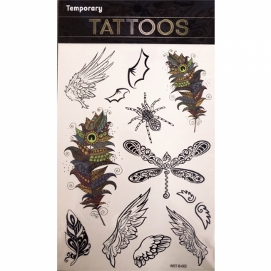 Наклейка-ТАТУ 16х23см. (для украшения), Китай