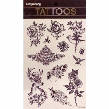 Наклейка-ТАТУ 16х23см. (для украшения), Китай