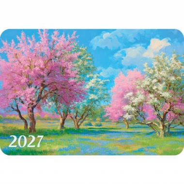Карманный календарь 2027 "Природа",  РФ