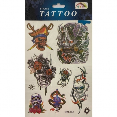 Наклейка для украшения ТАТУ (13,5х19 см.), Китай