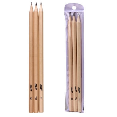 Карандаш ч/г (Набор) деревянный для черчения 3шт М, ТМ, Т, Profit, РФ