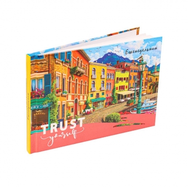 Еженедельник А6 64 л., горизонтальный, ЯРКАЯ УЛИЦА,  Prof-Press, РФ