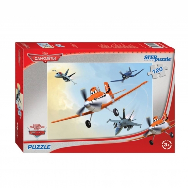 Мозаика "puzzle" 120 "Самолёты" (Disney), Step puzzle, РФ