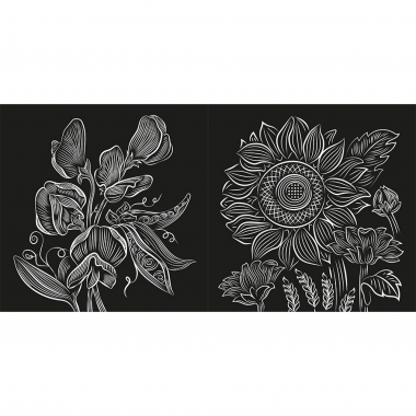 Раскраска «МАГИЯ ЧЁРНОГО-6» 24л, 215х215мм., "Prof-Press", РФ