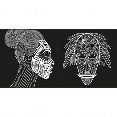 Раскраска «МАГИЯ ЧЁРНОГО-4» 24л, 215х215мм., "Prof-Press", РФ