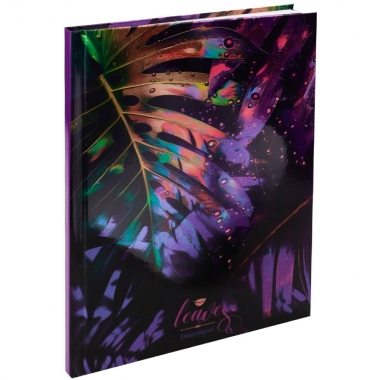 Ежедневник А5, 80л. , "ЯРКИЕ ЛИСТЬЯ - 1", "Collezione", РФ