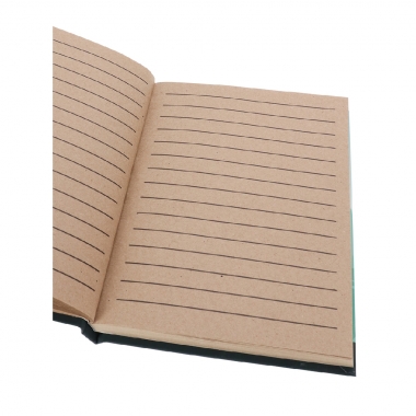 Записная книга А5, в линейку, крафт.блок "Цветок", MILAND, РФ