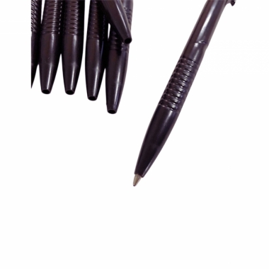 Ручка шариковая синяя, полуавтоматическая, Китай