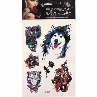 Наклейка-ТАТУ 16х23см. (для украшения), Китай