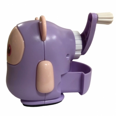 Точилка механическая "Медвежонок" фиолет. (6х8х6 см.)., Китай