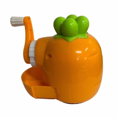 Точилка механическая "Морковка" оранж. (6х9,5х5,5 см.)., Китай