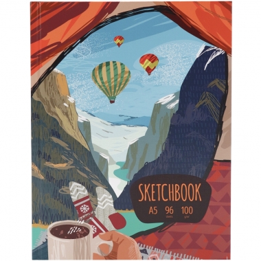 Скетчбук А5, 96л., Mountain, MILAND, РФ