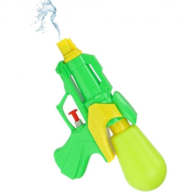 Водный пистолет (18см)/(100мл,дальность стрельбы 6м,в пакете, цвет микс), "Рыжий Кот", РФ, пр-во: Китай
