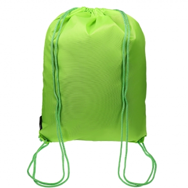 Мешок для сменной обуви, 1 отделение, двойной шнурок, ЗЕЛЕНЫЙ (34х 45см.), "Prof-Press", РФ
