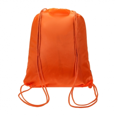 Мешок для сменной обуви, 1 отделение, двойной шнурок, ОРАНЖЕВЫЙ  (34х 45см.), "Prof-Press", РФ