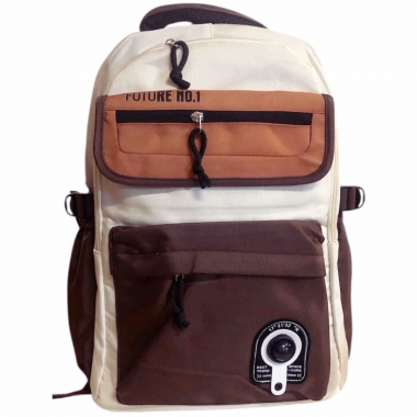 Рюкзак 45х30х13см. БЕЖЕВО-КОРИЧНЕВЫЙ, Китай