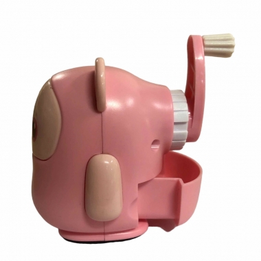 Точилка механическая "Медвежонок" роз. (6х8х6 см.)., Китай