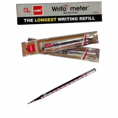 Стержень шариковый Writo-Meter 120мм/0,6мм пластик синий, "CELLO",  Китай