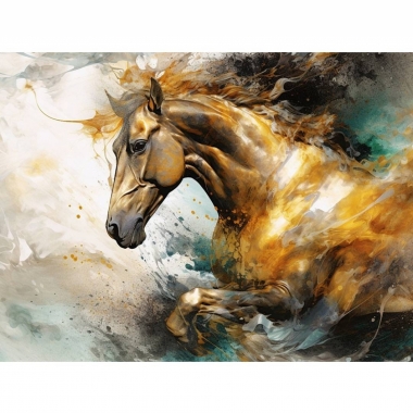 Алмаз. мозаика 30х40 см, с подр., с полн. заполн. (30 цв.) Огненный жеребец, ООО "Рыжий Кот", РФ/пр-во: Китай