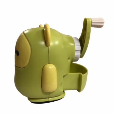 Точилка механическая "Медвежонок" салат. (6х8х6 см.)., Китай