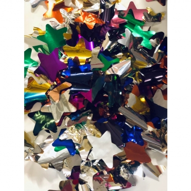 Хлопушка 30см ЗВЕЗДОЧКИ (черный корпус), Китай