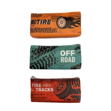 Пенал-косметичка мягкий TIRE TRACKS в асс., Китай