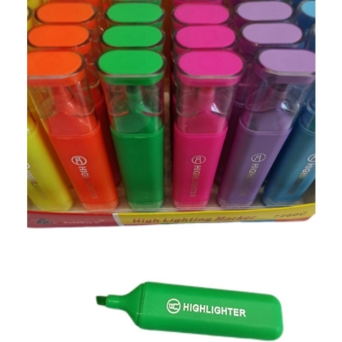 Текстовыделитель HIGHLIGHTER. ЗЕЛЕНЫЙ, Китай