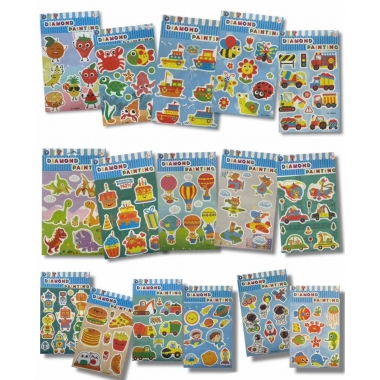 Мозаика-наклейка из страз 17х27,5 см. "МИКС", Китай