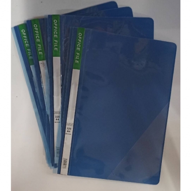 Папка-скоросшиватель  с уголком А4, СИНИЙ, Китай