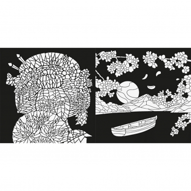 Раскраска «МАГИЯ ЧЁРНОГО-1» 24л, 215х215мм., "Prof-Press", РФ