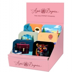 Коробочка мини-открыток, 120 шт. 7х7см., №280 (код.В), Арт&Дизайн, РФ