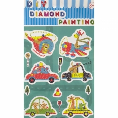 Мозаика-наклейка из страз 17х27,5 см. "Транспорт", Китай