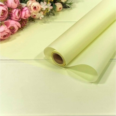 Плёнка 0,58х10м., матовая однотонная 50мкм., Зелёно-бежевый, OMG gift, Китай