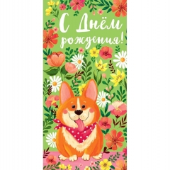 Конверт д/денег "С Днем Рождения!" (О), Арт&Дизайн. РФ