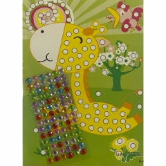 Мозаика из страз мини 17,5х13 см. "ЖИРАФ", Китай