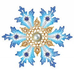 Украшение на скотче (10шт), 150мм х 150мм, "Снежинка", АВ-Принт, РФ